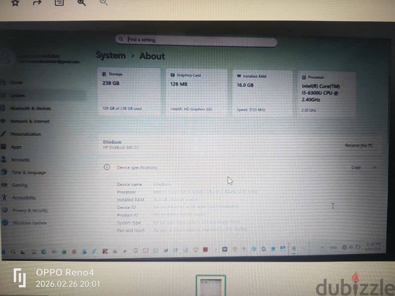 HP EliteBook 840 G3 3