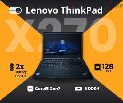 Lenovo Thinkpad X270 حاله ممتازه