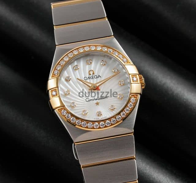 Lady omega constellation two tone  Size 27mm 1