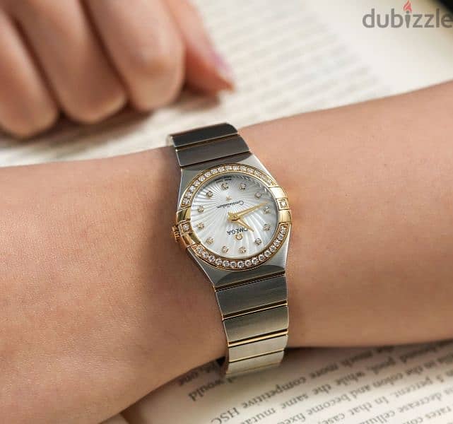 Lady omega constellation two tone  Size 27mm 2