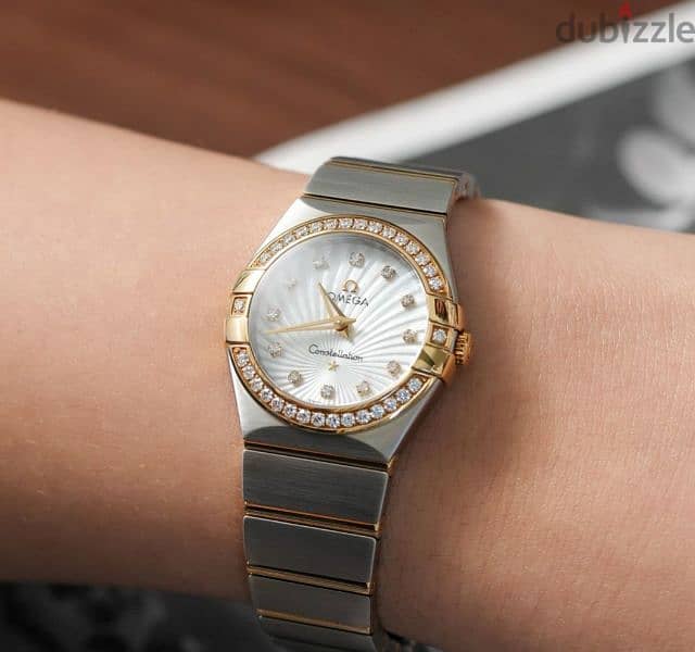 Lady omega constellation two tone  Size 27mm 3