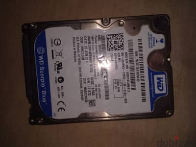 للبيع: هارد WD 250GB للابتوب أو البلايستيشن - شغال بكفاءة 100%.