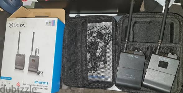 مايك boya wireless لم يستخدم بالعلبه