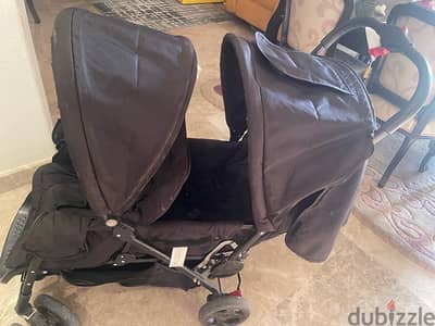 twin stroller for sale used like new