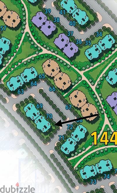 استديو ارضي بجاردن للبيع b14