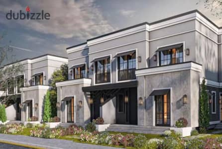 Twin House for Sale Directly on El Nozha Street in Sheikh Zayed, Near Al Ahly Club