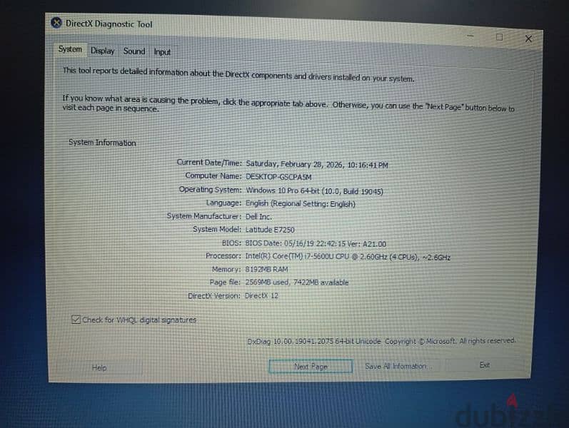 Dell latitude e 7250 4