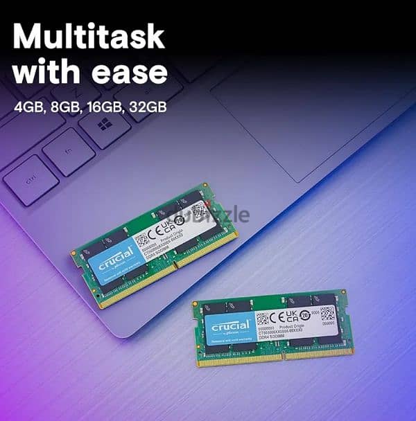 Crucial Ram 8 GB DDR4 3200 New 3