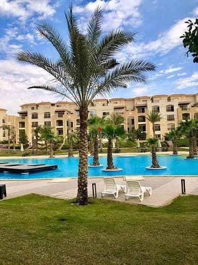 شقه للبيع في كمبوند stone park في التجمع الخامس اول التجمع علي الدائري أمام كايرو فيستيفال Stone residence New Cairo