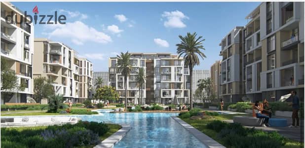 Apartment for sale شقة 194م للبيع في Ever West  لوكيشن مباشر مقدم يبدأ من 5% وتقسيط 10 سنين تصميم وتشطيب  هاني سعد