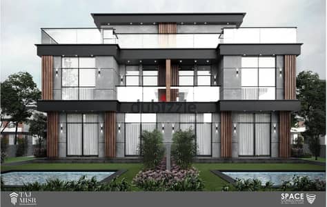 Apartment for sale, fully finished, in Dejoya with installments over 15 years in New Sheikh Zayed