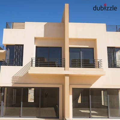 Villa for sale in Sheikh Zayed, in Alma Compound, on Al Bustan Street, next to Al Nadi and Green 3 minutes from Arkan and 1 minute from