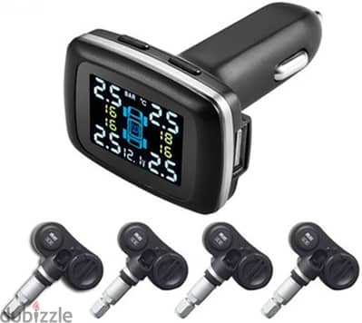 TPMS Tyres Sensors internal hidden with screen and  USB