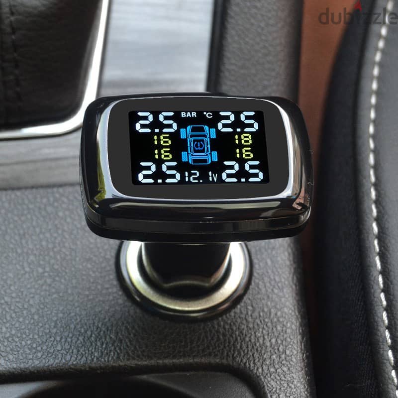 TPMS Tyres Sensors internal hidden with screen and  USB 4