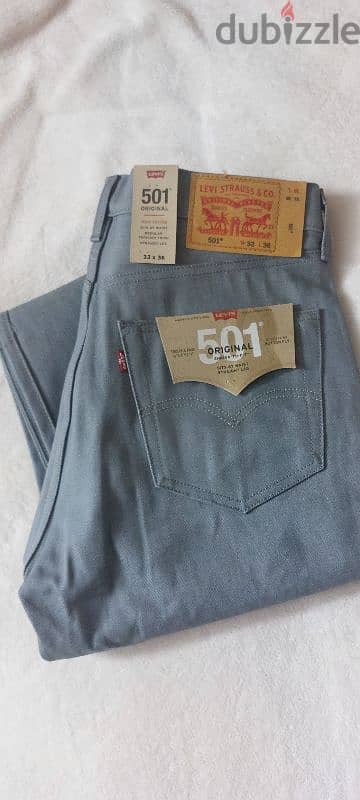 جينز ليفايز أصلى  وسط ٣٣ طول ٣٦ Levi's  Original  waist 33 Long 36