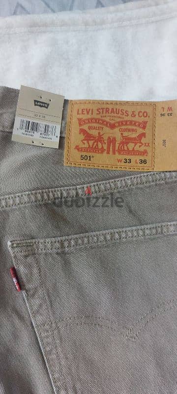 جينز ليفايزأصلى وسط ٣٣ طول ٣٣ - Levi's Original Jeans waist 33 Long 36