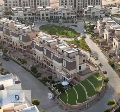 للبيع دوبلكس بجاردن خاص بتصميم مميز نازل من سعره النص بالمستقبل سيتي