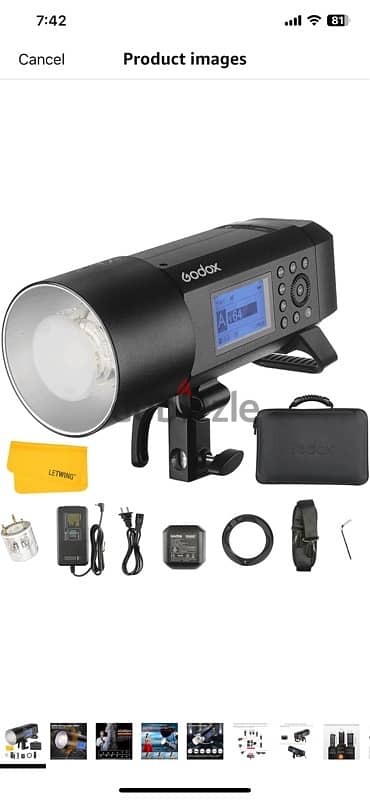 Godox AD400Pro Witstro All-in-One Outdoor Flash