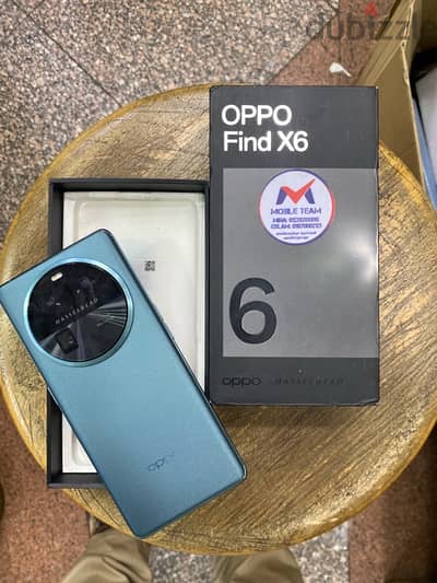 Oppo Find X 6  5G dual sim 256/12G Green كالجديد