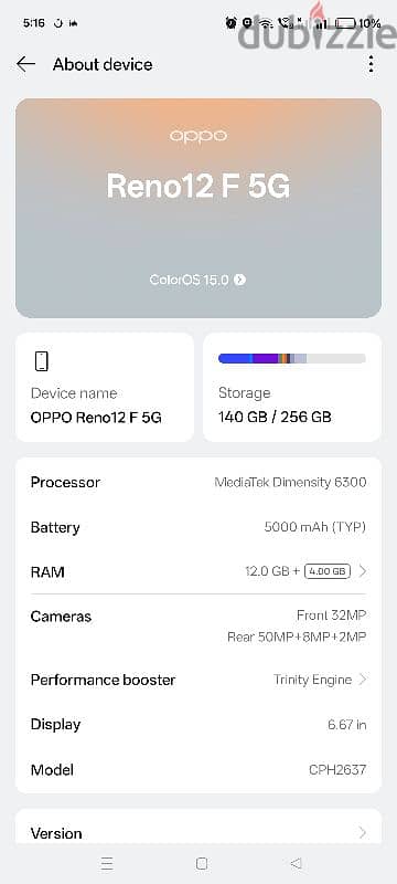 Oppo Reno 12F 1