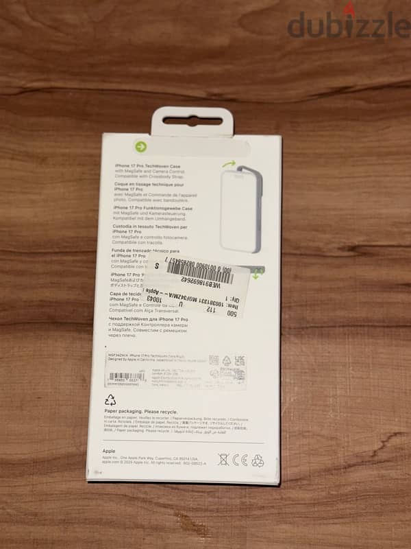 Original apple iPhone 17pro techwoven case with 1