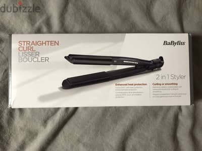 Babyliss 2-In-1 Wet & Dry Hair Straightener/Curler – ST330E