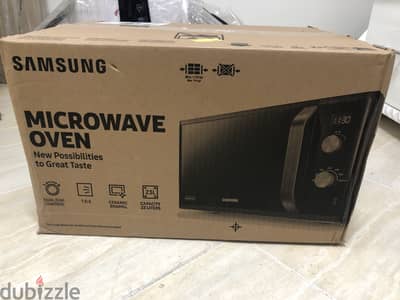 ميكروويف سامسونج 23 لتر ديجيتال سيراميك موديل MS23K3614AW