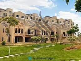 تاون هاوس ميديل للبيع في جرين سكوير المستقبل سيتي اقل من سعر السوق استلام فوري موقع  مميز Green square