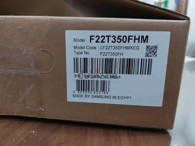 Samsung Monitor LED t35f 22 inch