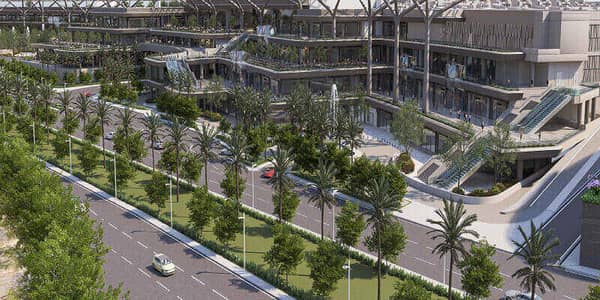 مطعم 236 متر + مساحة اوت دور للبيع في مول فيفث سكوير (المراسم) التجمع الخامس! بالتقسيط حتى 2027!