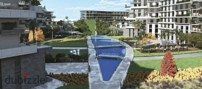 Fully finished apartment with a garden for sale with a prime view in Ghazala Compound, 6th of October City, on 26th of July Corridor