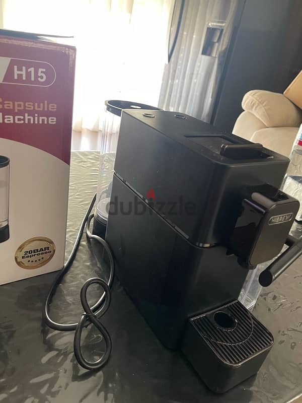 ماكينة إسبريسو وكابتشينو هايبرو HiBREW H15 بحالة الممتازة والسعر لقطه