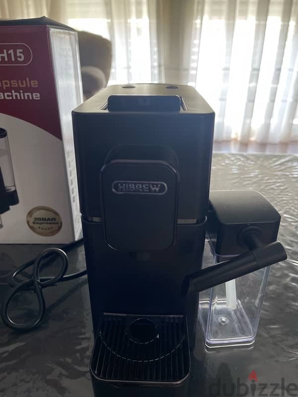 ماكينة إسبريسو وكابتشينو هايبرو HiBREW H15 بحالة الممتازة والسعر لقطه