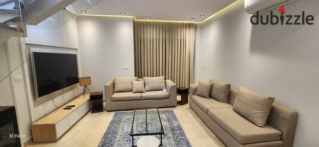 Penthouse for rent in compound fifth squere marasem fully furnished