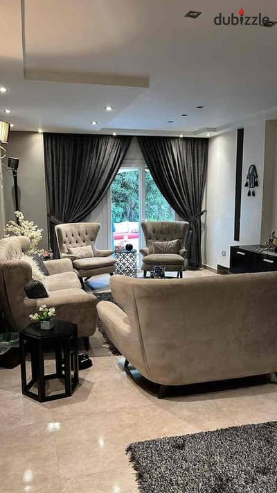 شقة مفروشة ارضي بجاردن للايجار كمباوند زايد ديونز – الشيخ زايد فرش فندقي Apartment For Rent Fully Furnished Compound Zayed Dunes El Sheikh Zayed