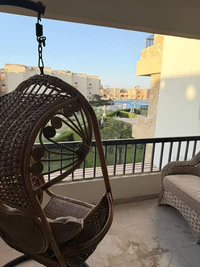 A distinctive chalet for sale in Blumar Al Dom Village, Ain Sokhna, furnished
