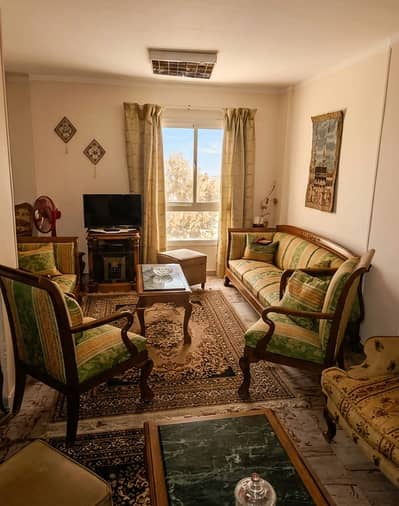 Apartment for sale super lux facing services garden view ready to move in typical floor 107 meters, in Al Rehab 1 - Phase 1- New Cairo