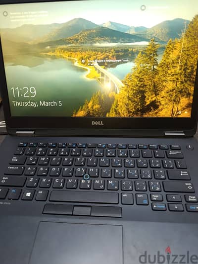 Dell e7470 CPU cor i7 جيل سادس Ram 8  M2 256 Vga intel