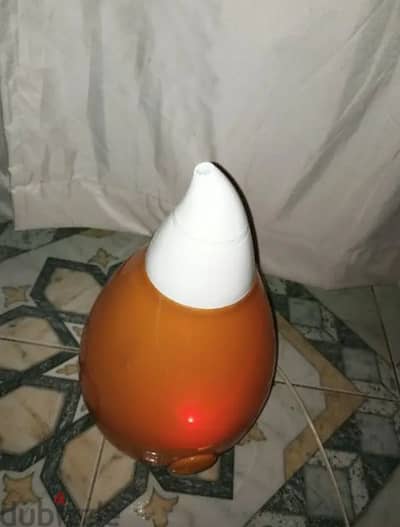 فواحة بخار ultrasonic سعة3 لتر مع إضاءة ليلية220 V برتقالي night light