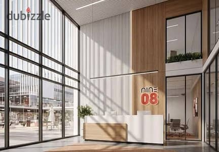 46m² office for sale with down payment and installments of only 69,000 in Nine08 Centrada Mall on Boulevard Axis and Waslet Dahshur October City