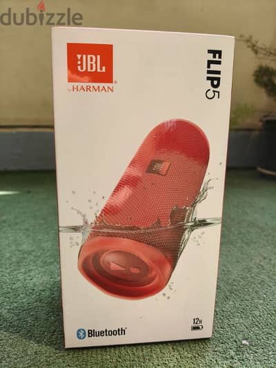 JBL Flip 5 Red - سماعة JBL اصلي احمر
