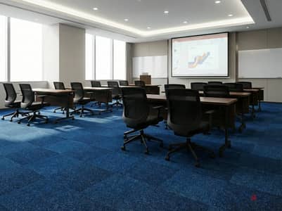 موكيت بلاط للمكاتب والشركات 50×50 (Carpet Tiles) | البلاطة 45 جنيه