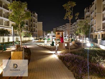 للبيع شقه بجاردن خاص بمقدم 898 الف بالمستقبل سيتي sarai