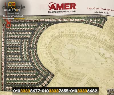فيلا مستقله للبيع 382م كمبوند بورتو اكتوبر (موقع مميز) تسهيلات 7 سنوات