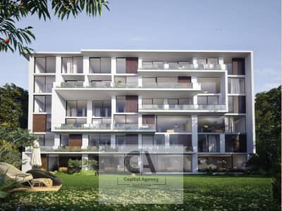 Apartment for sale at cash price in The Crest compound with il cazar in New cairo or with only a 5% down payment and installments up to 10 years