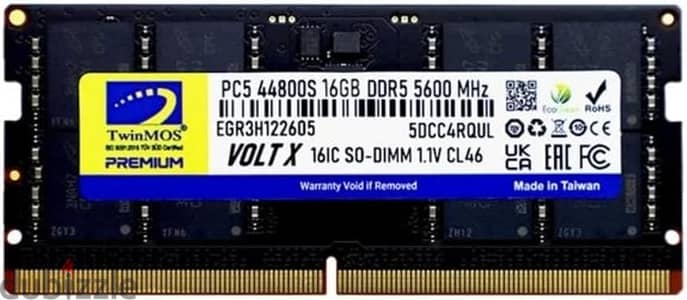 16GB DDR5 5600 MHz 1.1V TwinMos RAM