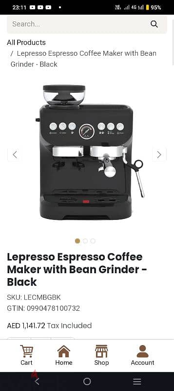 ماكينة إسبريسو LePRESSO