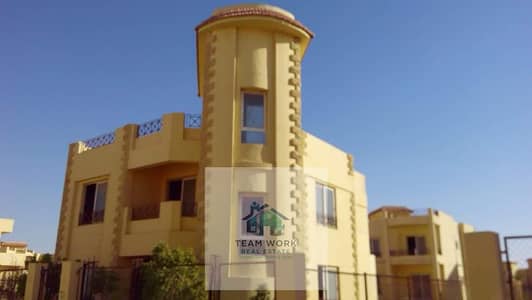 Standalone villa at a bargain price in Golf Sulaimaniyah Compound, Km 55 Cairo-Alexandria Desert Road, Oyoun El Nakhil area