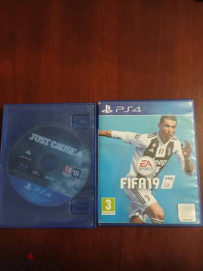 fifa 19 , just cause 4 ps4