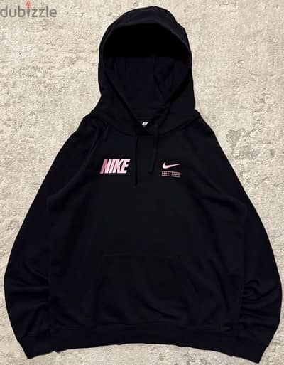 Nike small logo & spell out hoodie